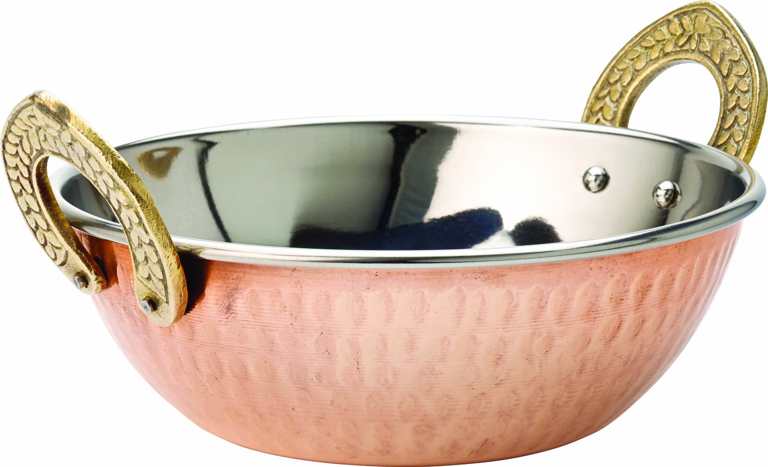 Utopia F91061 Kadai Dish, Copper Presentation, 6", 15 cm, 19.25 oz., 55 cL (Pack of 12)