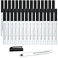 Shuttle Art Permanent Marker, 30 Pack Ultra Fine Point Black Permanent Marker set, Works on Plastic,Wood,Stone,Metal and Glass for Doodling, Marking
