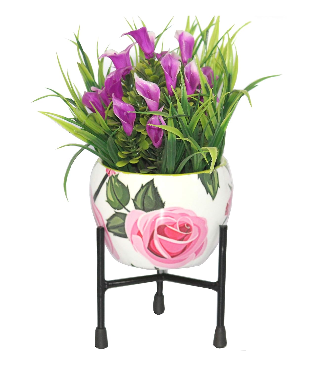 MTR Gift Point Meenakari Printed Rose Design Table & Floor Small