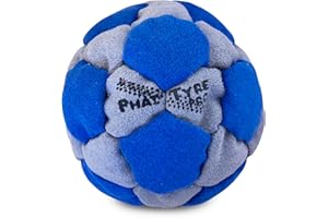 DIRTBAG PT Pro 32 Panel Footbag, Flying Clipper Original Design, Steel Pellet Filled for Maximum Control Handsewn