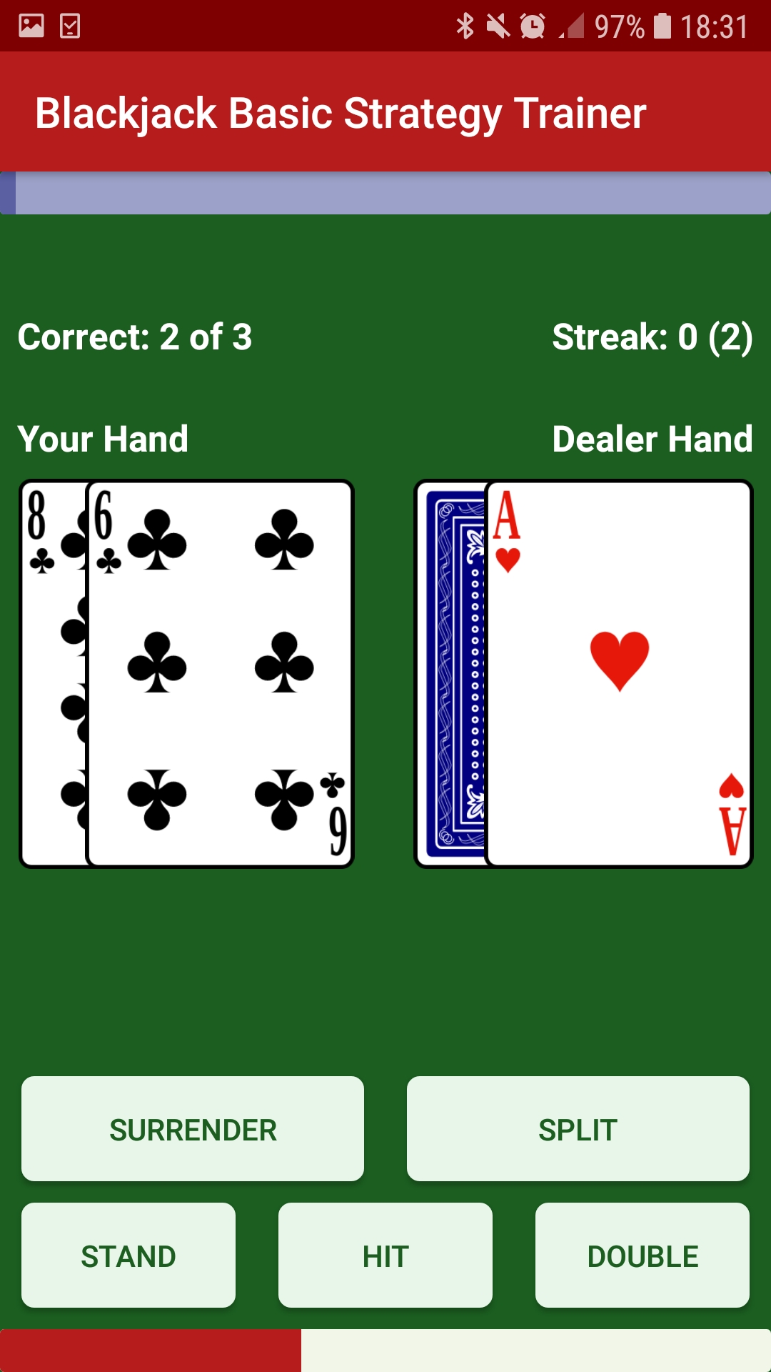 Blackjack Basic Strategy for Android
