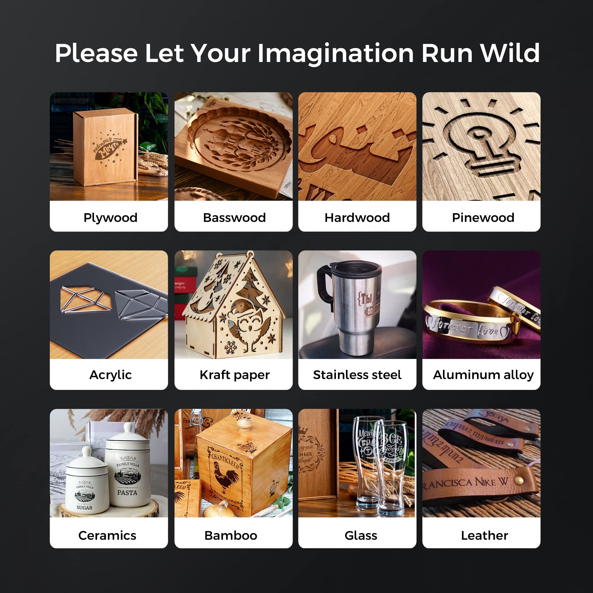 Longer RAY5 Laser Engraver, Laser Engraver 10W Output Power, 3.5” Color Touch Screen, App Offline Control, DIY Engraver Tool for Metal/Glass/Wood Engraving Area 15.75