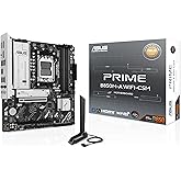 ASUS Prime B850M-A WiFi-CSM AMD AM5 B850 mATX Motherboard, DDR5, PCIe 5.0 Ready, 3X M.2, Wi-Fi 6E, 2.5Gb LAN, DisplayPort, HD
