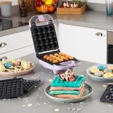 Giles & Posner 3 in 1 Mini Treat Maker 16 Cake Pops 4 Doughnuts Purple view 4