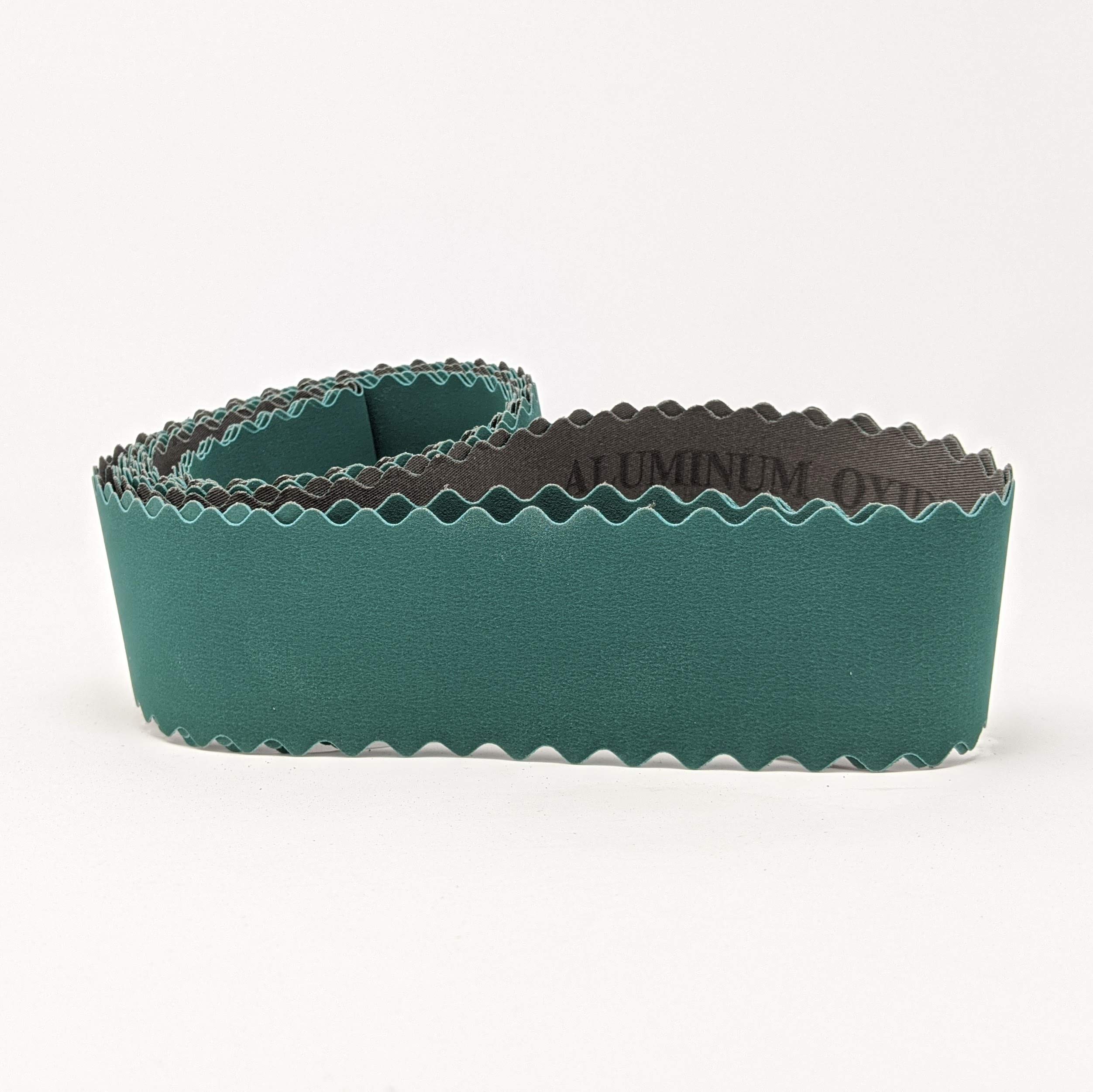 2X72 Knife Maker's Scalloped Edge Sanding Belts Extra Flexible Finishing Belts Fit 2X72 Belt