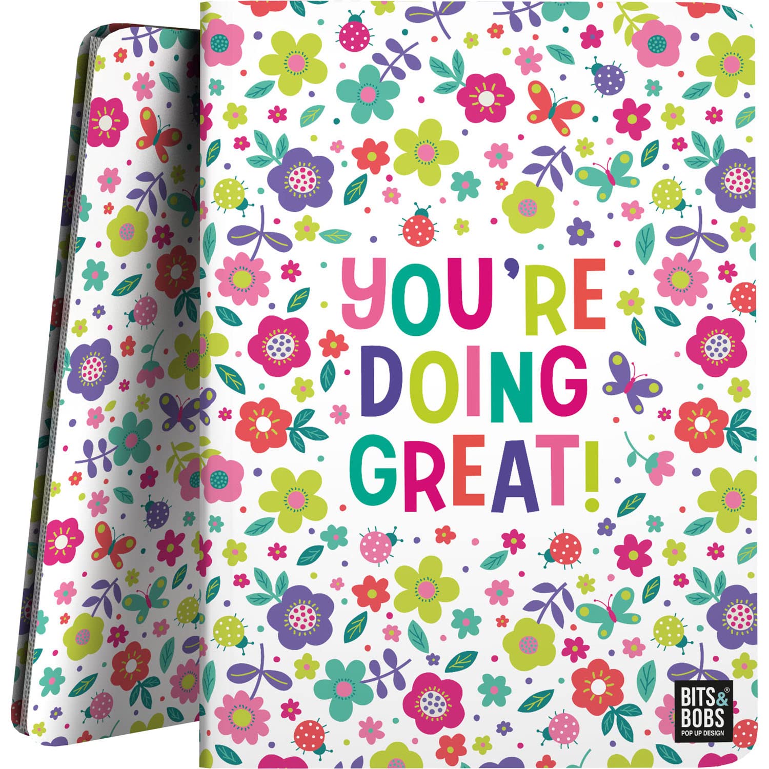 Grafoplás | A4 Clear School Folder | Flexible Covers | 30 Polypropylene Liners | Bits & Bobs Pop Up Design Great Collection | Polyplas