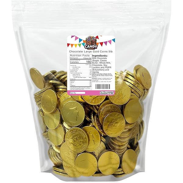 リバーフィン プレミアム ラージ ミルクチョコレート  Finn Premium Large Milk Chocolate Coins 2lb Amazon.com : RiverFinn Premium Large Milk Chocolate Gold Half
