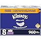 Kleenex Ultra Soft Facial Tissues, 8 Flat Boxes, 120 Tissues per Box (960 Total Tissues)