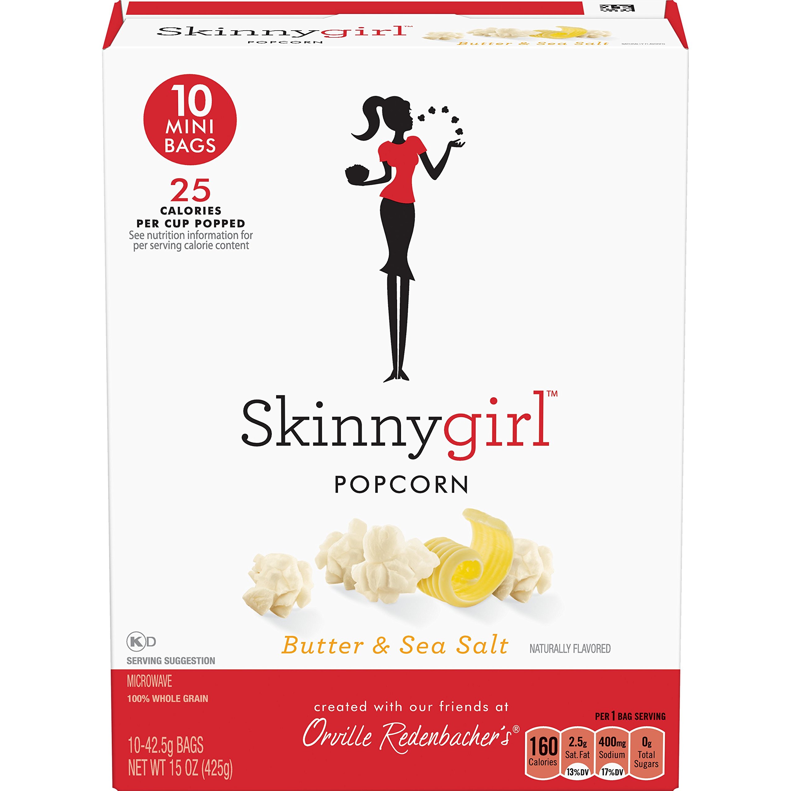 Orville Redenbacher's Skinnygirl Lime & Salt Popcorn, 10