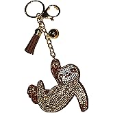 Popfizzy Rhinestone Keychains for Women and Girls, Bling Purse Charms, Birthday Gifts for Her, Backpack Accessory, Bag Charms