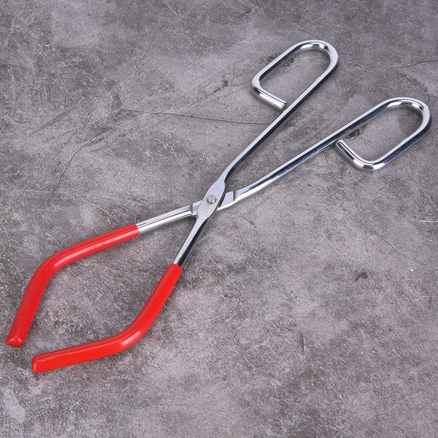 Crucible Tong Crucible Forceps Clamp Beaker Corrosion Proof Pliers