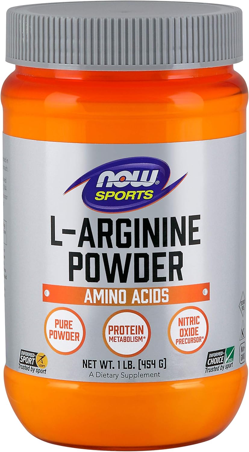 NOW Foods - L-Arginine Powder 1 lb (Pack of 2)