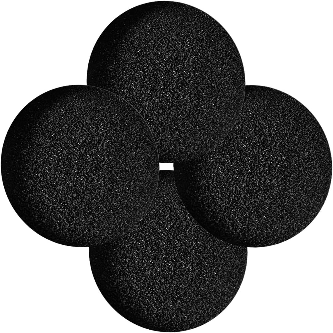 UpGood Replacement Kitchen Compost Filters | 4 Pack | Designed for Bins/Pails | Extra Thick & Absorbent | Made with Activated Carbon | Freshens Air and Traps Odors (Round Refill Set, Medium)