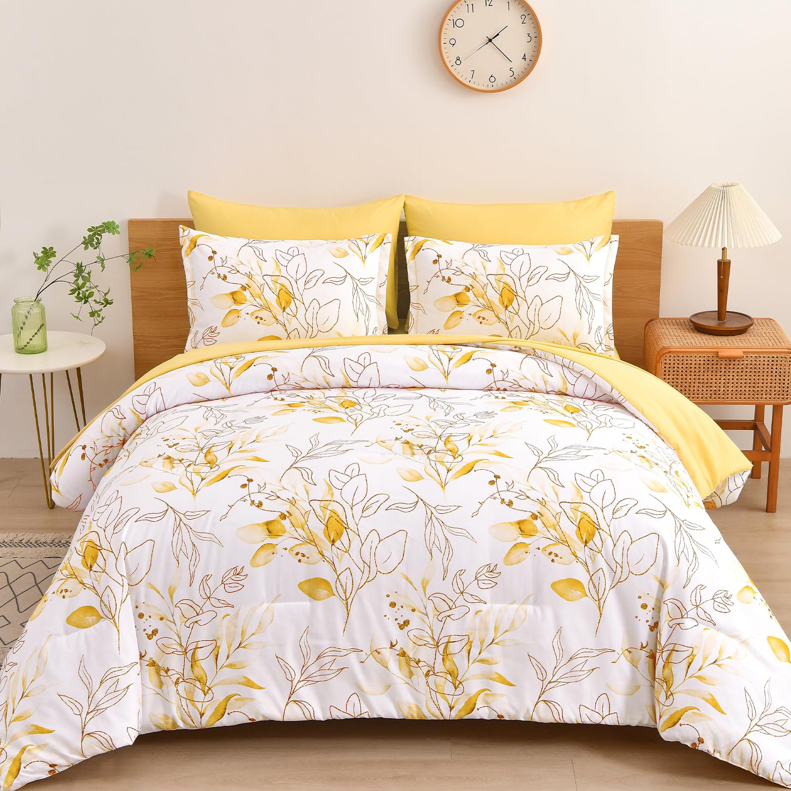 WONGS BEDDING Bettwäsche-Set Mit Blumenmuster – Maschinenwaschbar, Stilvoll & Gemütlich