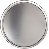 New Star Foodservice 51025 Restaurant-Grade Aluminum Pizza Pan, Baking Tray, Coupe Style, 12-Inch, Pack of 6