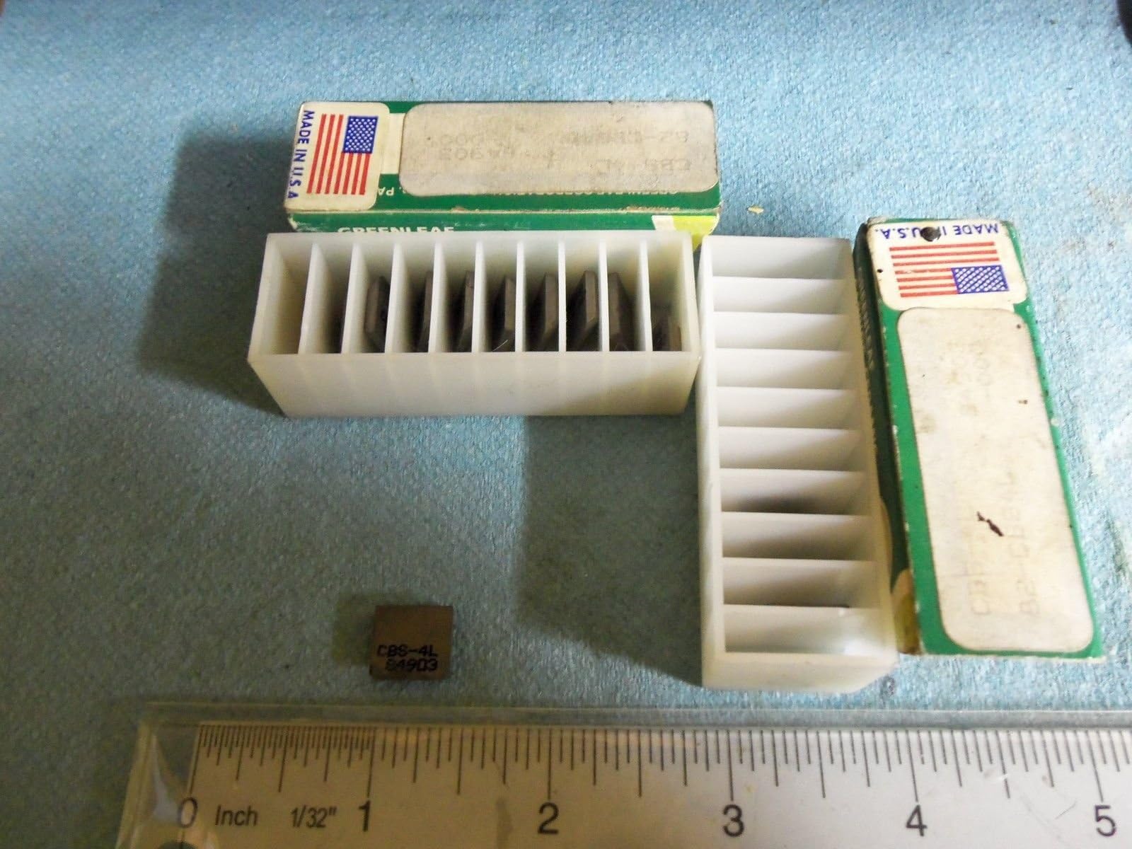 14PCS CBS 4L INSERTS GREENLEAF METALWORKING TOOLING MACHINIST TOOLMAKER TOOLS