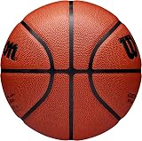 Wilson NBA Authentic Series Size 7 Basketball Mixed Leather Indoor Outdoor Brown view 4