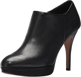Vince Camuto Elvin Platform Booties - Black Leather