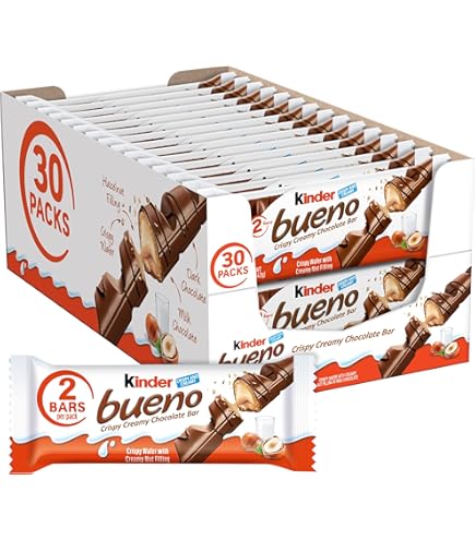 Amazon.com : Kinder Bueno WHITE, CASE, (39gx30)-WHITE : Chocolate