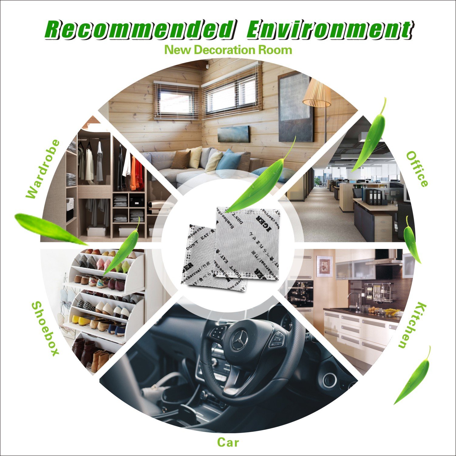 Diaper Pail Deodorizers 100 Natural Air Purifier Carbon Filters Odor