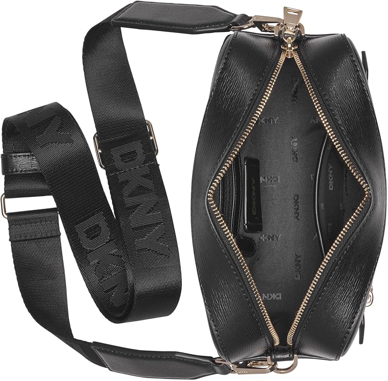Mala Bryant AVE com Câmara Feminina, BLK/Ouro, Branco/Ouro