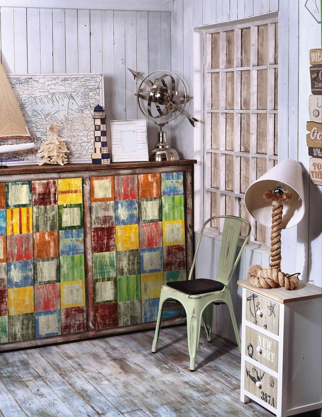 d-c-fix vinyl wrap Bahia wood effect patterned 67,5 cm x 2 m, sticky back plastic roll for furniture kitchen & cupboards - Image 3