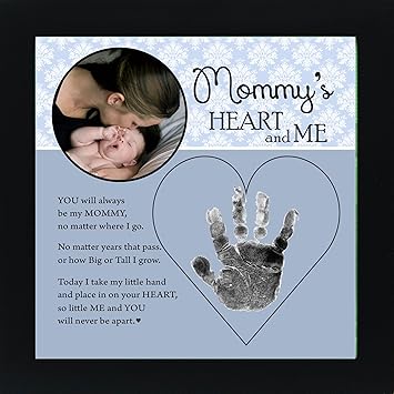 dad mom and baby hand prints