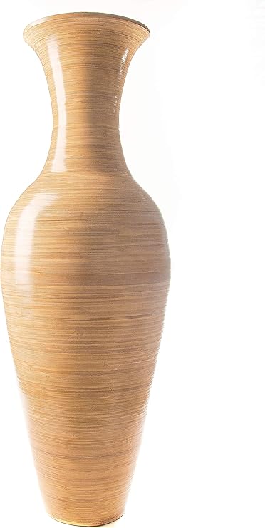 Green Floral Crafts 47in Tall Classic Natural Bamboo Floor Vase