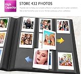 Crefotu 432 Pockets Photo Album for Fujifilm Instax Mini and Polaroid 2x3 view 4