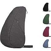 AmeriBag 10" Healthy Back Bag Nylon Ergonomic Crossbody Sling Baglett for Everyday Use, Travel & Walking Comfort