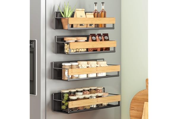 SONGMICS large magnetic spice organizer set