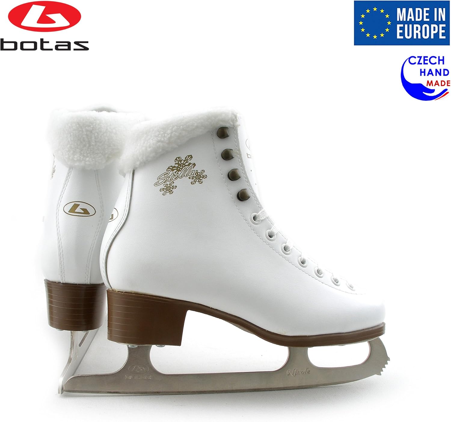 Botas - Models: Stella, Regina, Robin/Figure Ice Skates for Women, Men, Girls, Boys, Kids/Nicole Blades : Sports & Outdoors