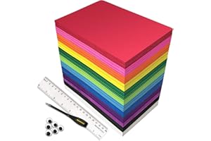 84PACK Foam Craft Sheets 8.5x5.5 inch Eva Color Bulk Foam Paper Set for Kids Classroom Art Craft Projects DIY Handcraft by MEARCOOH