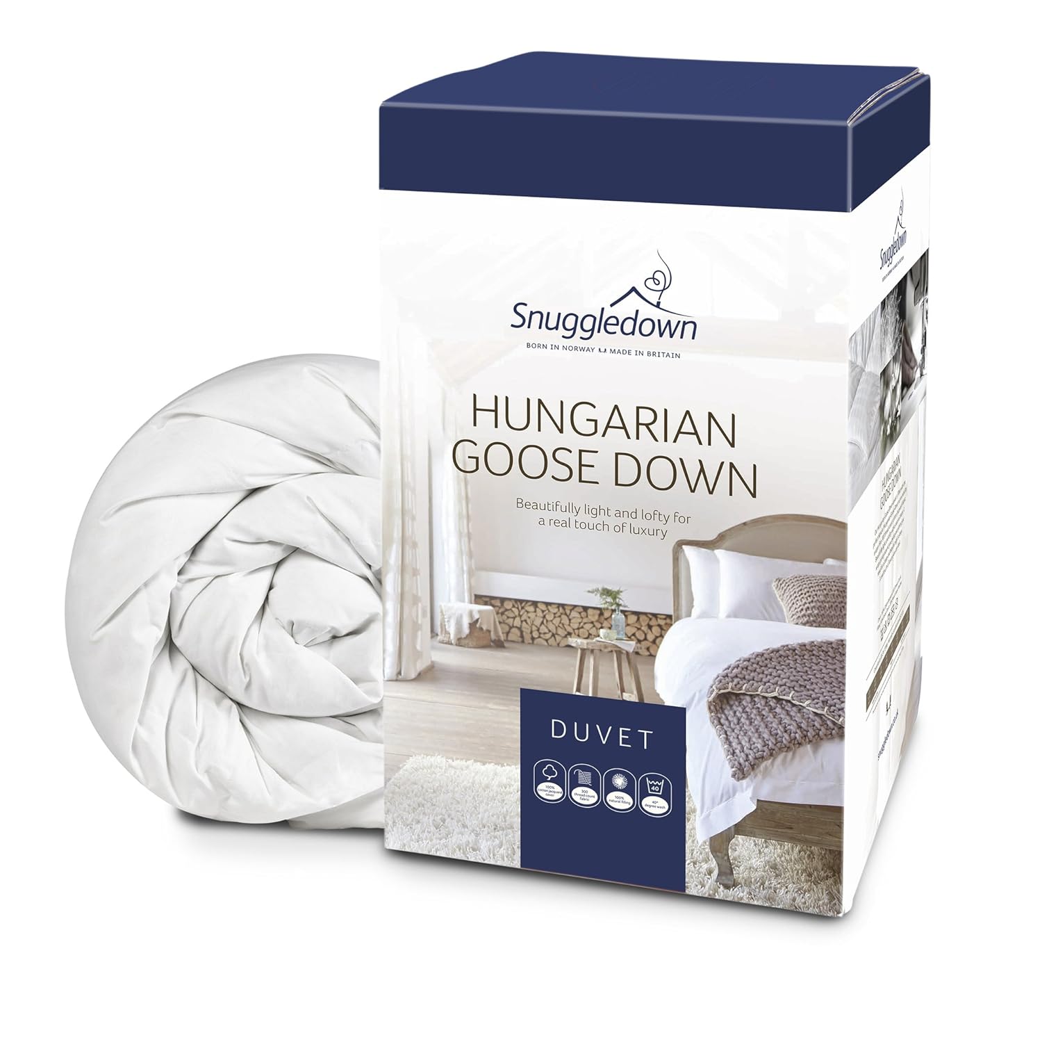 Snuggledown Hungarian Goose Down All Seasons Duvet 13 5 Tog