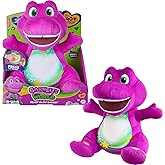 Barney’s World Toddler Toy Heart Glow Barney Plush with Music & Lights for Pretend Play Preschool Kids Ages 2+ Years