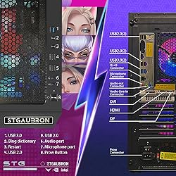 STGAubron Gaming PC Desktop, GeForce GTX 1660 Super