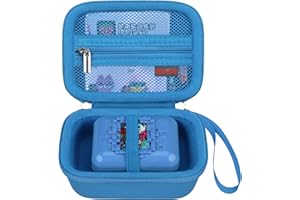 Elonbo Carrying Case for Bitzee Disney/Bitzee Magicals/Bitzee Interactive Toy Digital Pet, Bitzee Digital Virtual Toy Hard Travel Bag, Electronic Pets Toys Storage Cover Holder, Light Blue