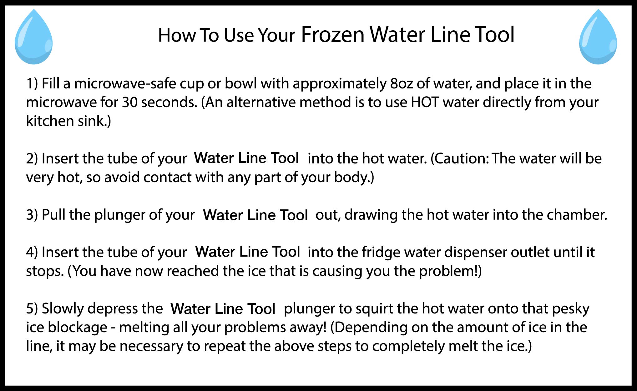 Frozen Water Line Tool - 36