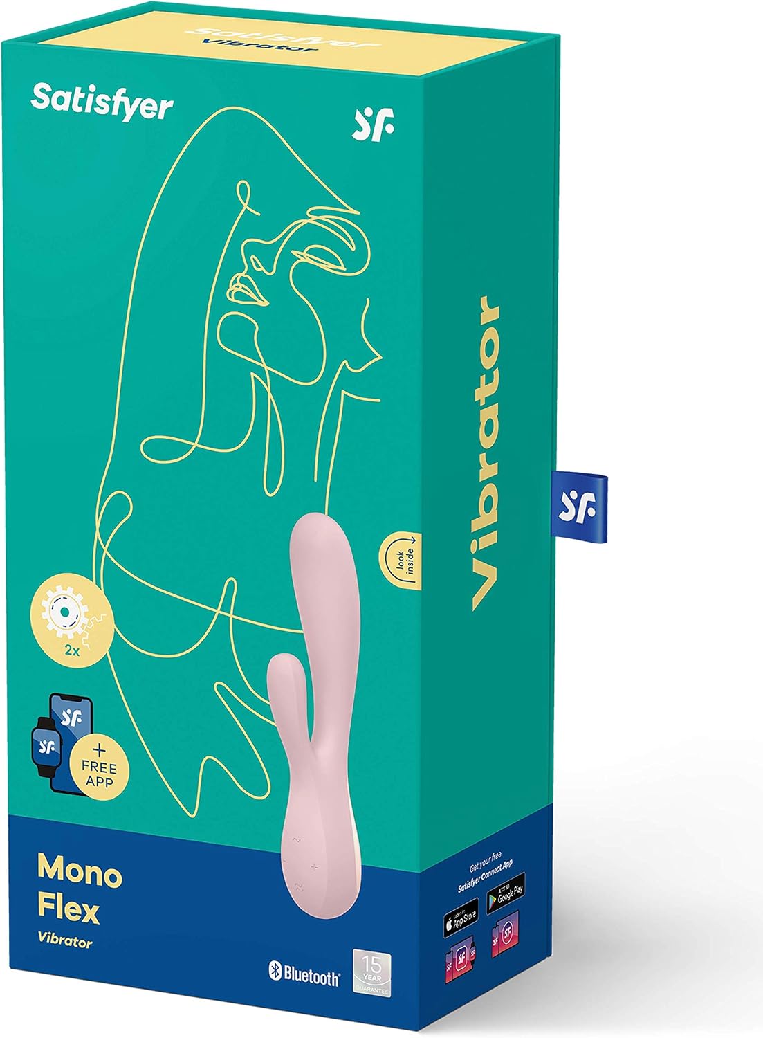 Satisfyer 'Mono Flex', 20.5 cm, with app - Image 4