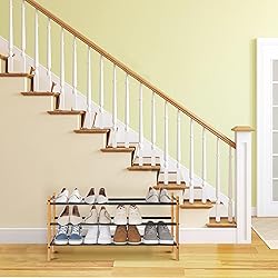 STORAGE MANIAC Expandable Shoe Rack, 16 Pairs