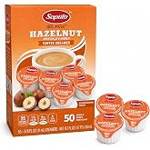 Hazelnut Creamer Singles 50 count Liquid Creamer Singles, | | Shelf Stable, Smooth &amp; Creamy, Individual Cups, No Refrigeration, Home &amp; Office