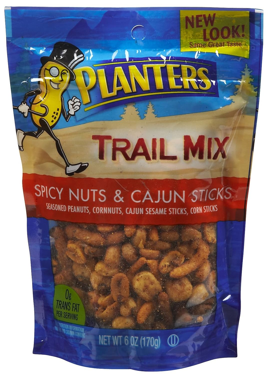 Planters Spicy Nuts & Cajun Sticks Trail Mix 6 Oz