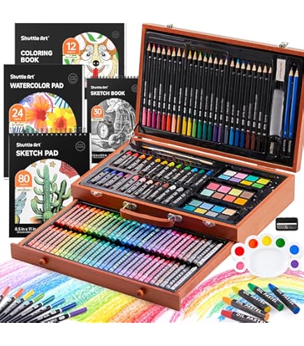 Amazon.com : Cra-Z-Art 80 Piece Art Set : Childrens Art Supply