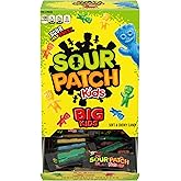 SOUR PATCH KIDS Big Kids Soft &amp; Chewy Gummy Candy, 240 Count | Individually Wrapped, Bulk Candy