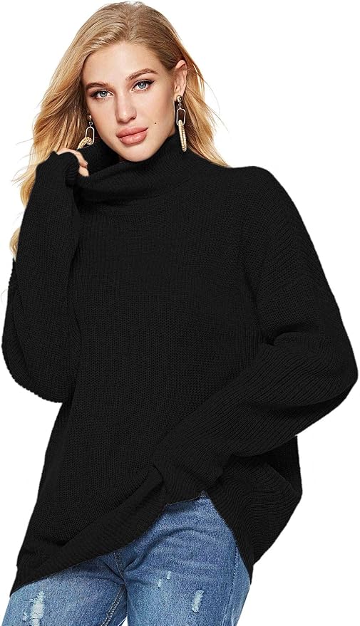 baggy turtleneck