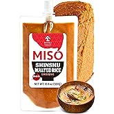 YAMASAN KYOTO UJI Red Miso Paste Malted Rice, Shinshu Nagano Made 10.5oz | Naturally Fermented Non GMO Japanese Miso Soup Pas