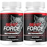 (2 Pack) Beast Force - Beast Force for Men Pills Supplement Support, Official BeastForce Capsules Premium All Natural Maximum Strength, BeastForces Advanced Formula, 120 Capsules for 2 Months