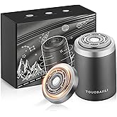 Electric Foil Shaver for Men, IPX7 Waterproof Cordless Razor – Mini Travel Shaver for Face & Body, USB-C Fast Charging, Wet/Dry Shower Use, Portable Electric Razor for Sensitive Skin