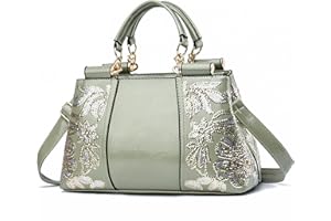Nevenka Handbags For Women Patent Leather Designer Purse Suitable for Shopping Party Daily Use