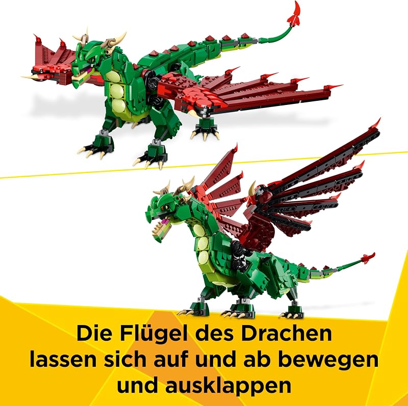 Creator 3in1 Grüner Drache 31161